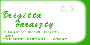 brigitta haraszty business card